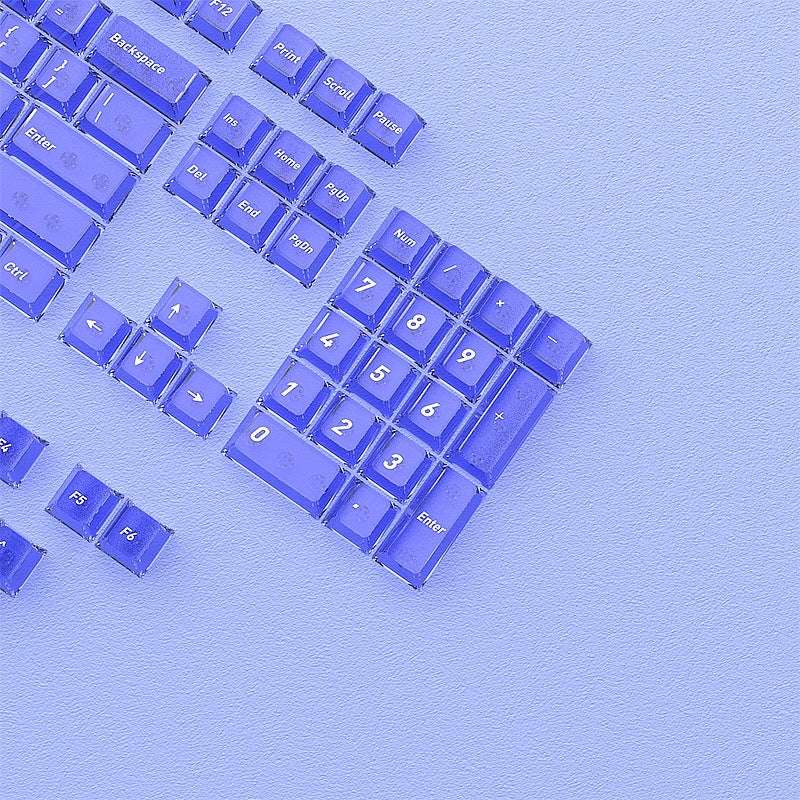 Glacial Gradient PBT PC Dual Tone Cherry Keycaps