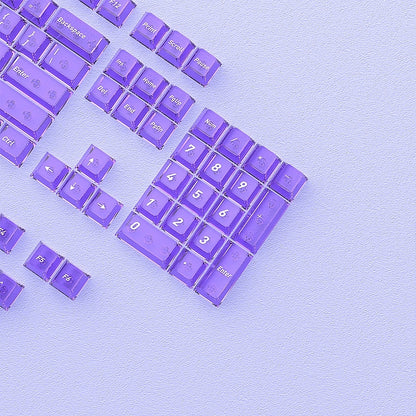 Allure Purple Gradient PBT PC Dual Tone Cherry Keycaps