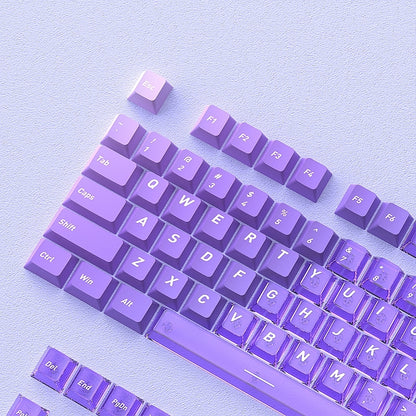 Allure Purple Gradient PBT PC Dual Tone Cherry Keycaps