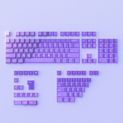 Allure Purple Gradient PBT PC Dual Tone Cherry Keycaps