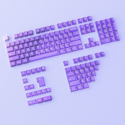 Allure Purple Gradient PBT PC Dual Tone Cherry Keycaps