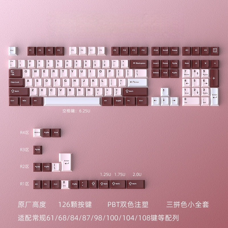 Darling Cherry Doubleshot PBT Keycaps