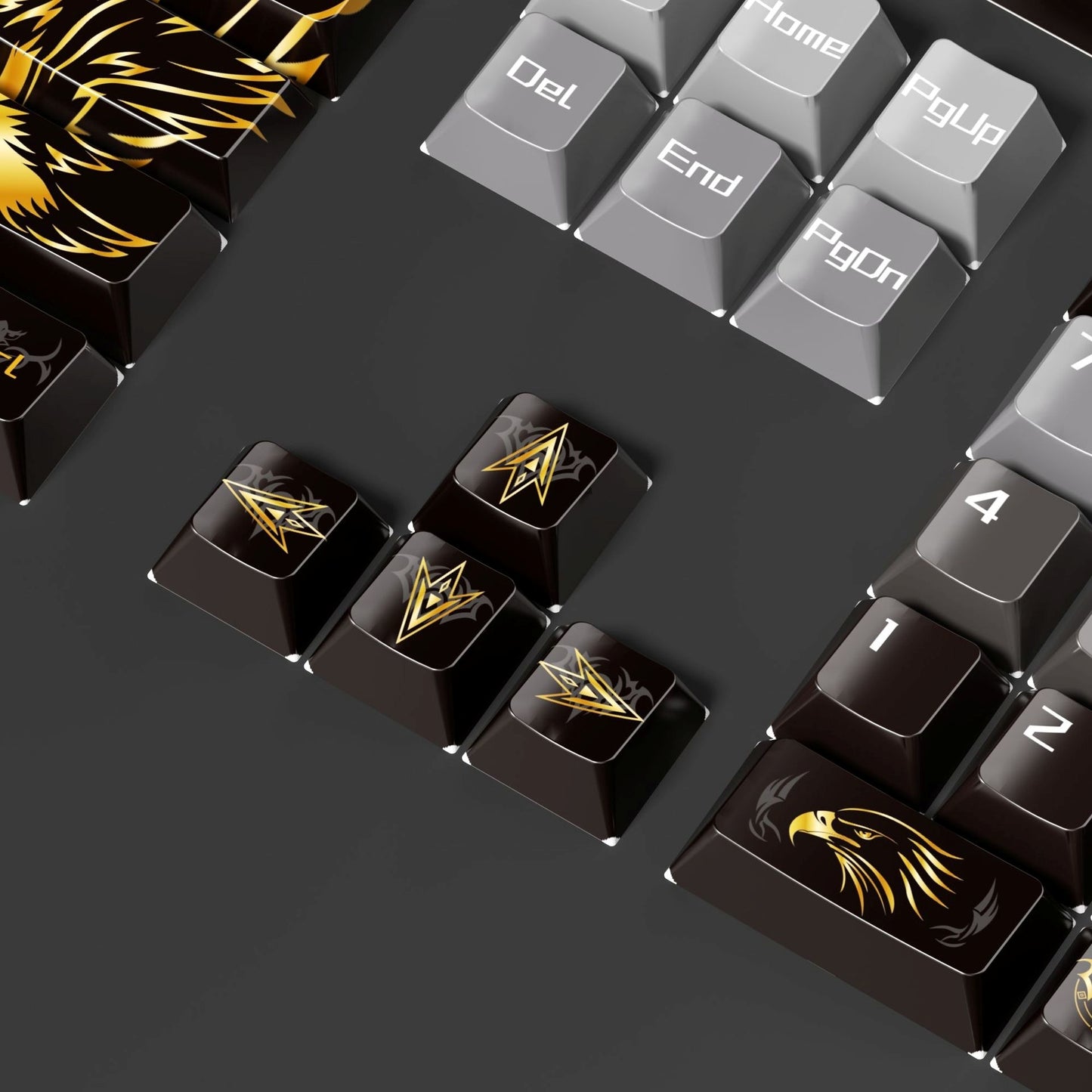 Golden Eagle R2 Cherry PBT Keycaps