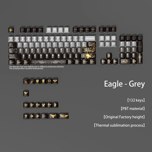 Golden Eagle R2 Cherry PBT Keycaps