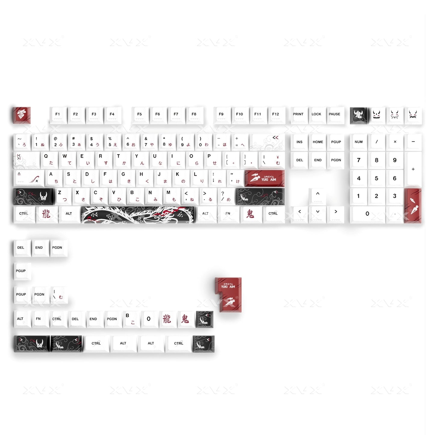 Yuki Aim Japanese V2 Premium Cherry PBT Keycaps