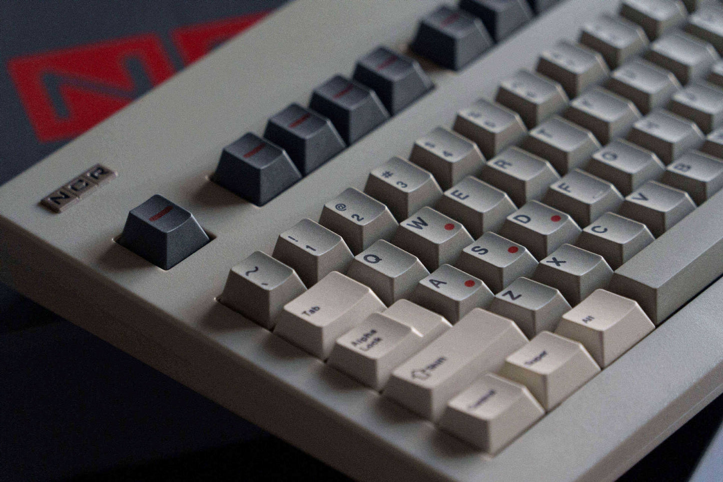 PREMIUM Red Light Cherry PBT Keycaps With PBT Storage Box