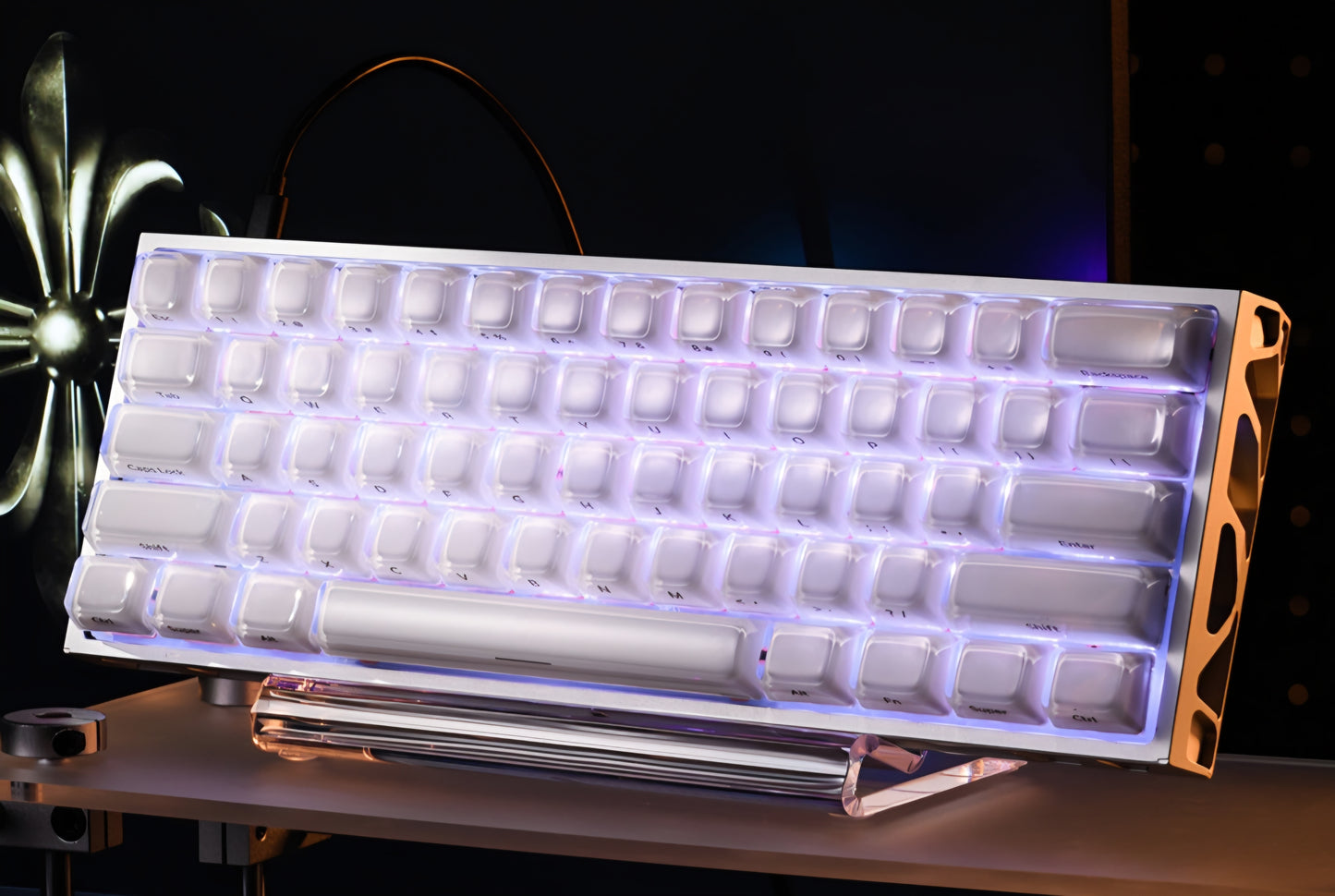 Gothic Porcelain Premium MDA Crystal Keycaps