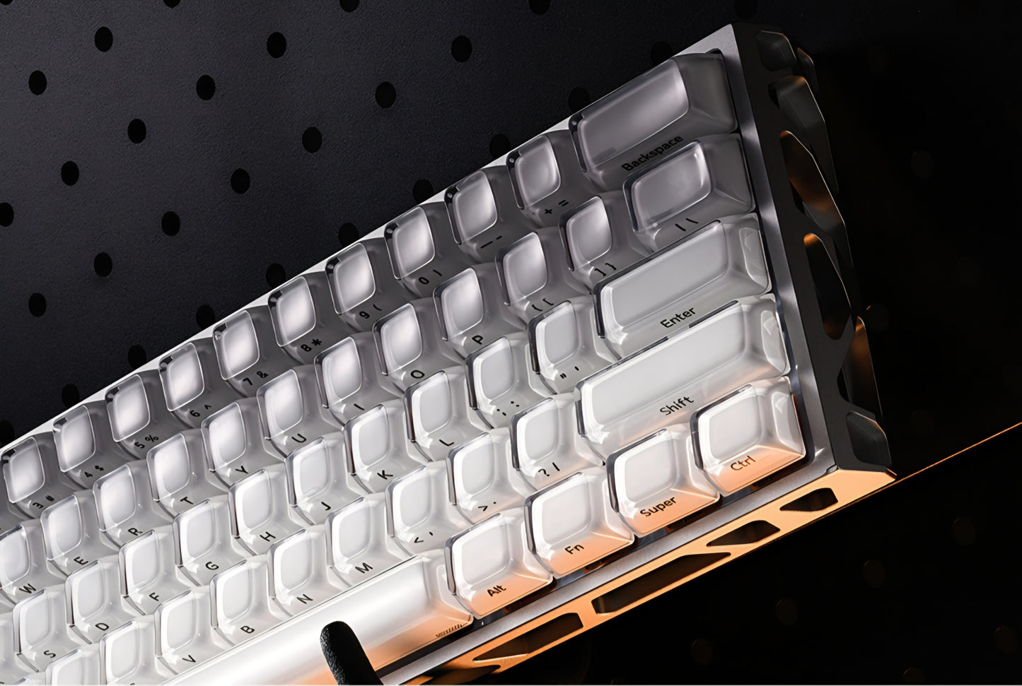 Gothic Porcelain Premium MDA Crystal Keycaps