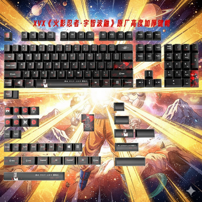 Naruto Uchiha Itachi Japanese Thick Cherry PBT Keycaps 1.7mm