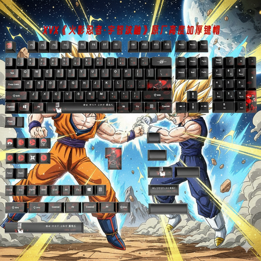 Naruto Uchiha Itachi Dragon Ball Z PREMIUM Japanese Thick Cherry PBT Keycaps 1.7mm