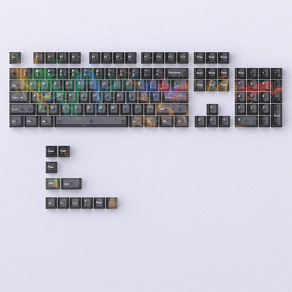 Interstellar Galaxy Matte Translucent Cherry Keycaps