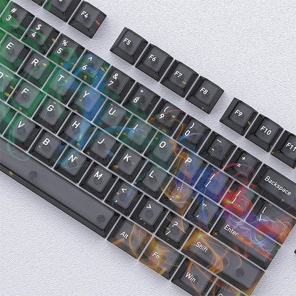 Interstellar Galaxy Matte Translucent Cherry Keycaps