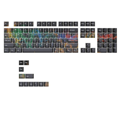 Interstellar Galaxy Matte Translucent Cherry Keycaps
