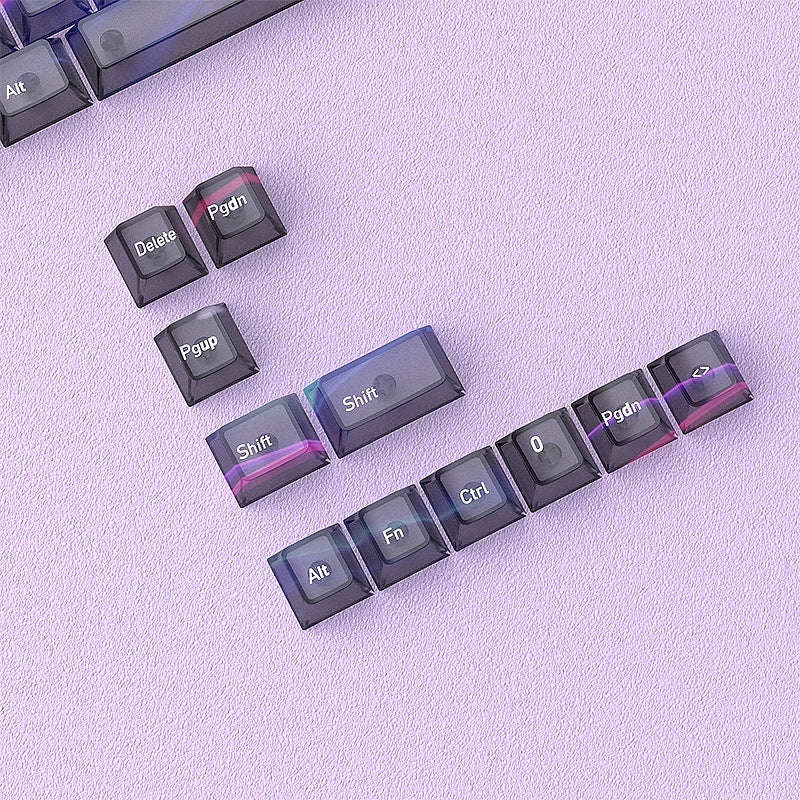 Galactic Intestellar Matte Translucent Cherry Keycaps