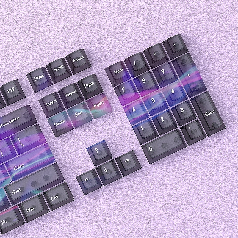 Galactic Intestellar Matte Translucent Cherry Keycaps