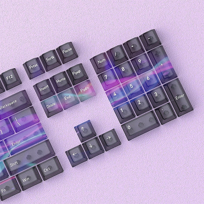 Galactic Intestellar Matte Translucent Cherry Keycaps