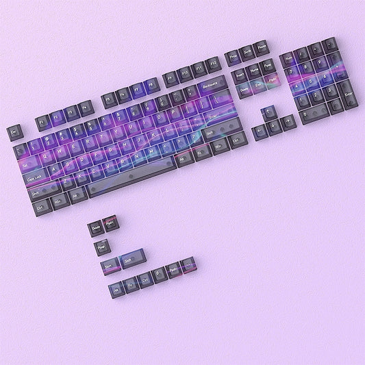 Galactic Intestellar Matte Translucent Cherry Keycaps