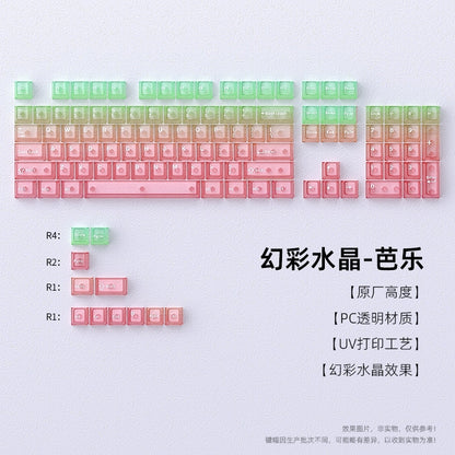 Tropical Dream Matte Translucent Cherry Keycaps