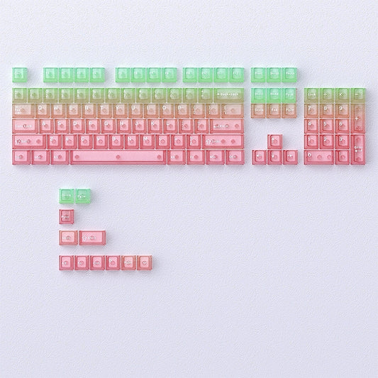 Tropical Dream Matte Translucent Cherry Keycaps