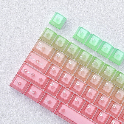 Tropical Dream Matte Translucent Cherry Keycaps