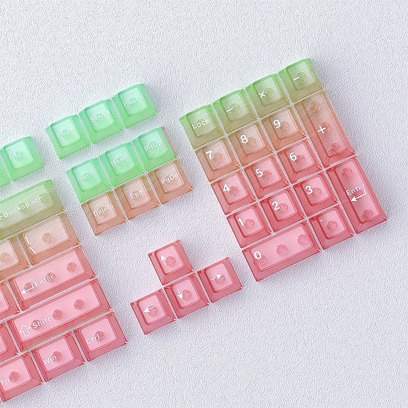 Tropical Dream Matte Translucent Cherry Keycaps