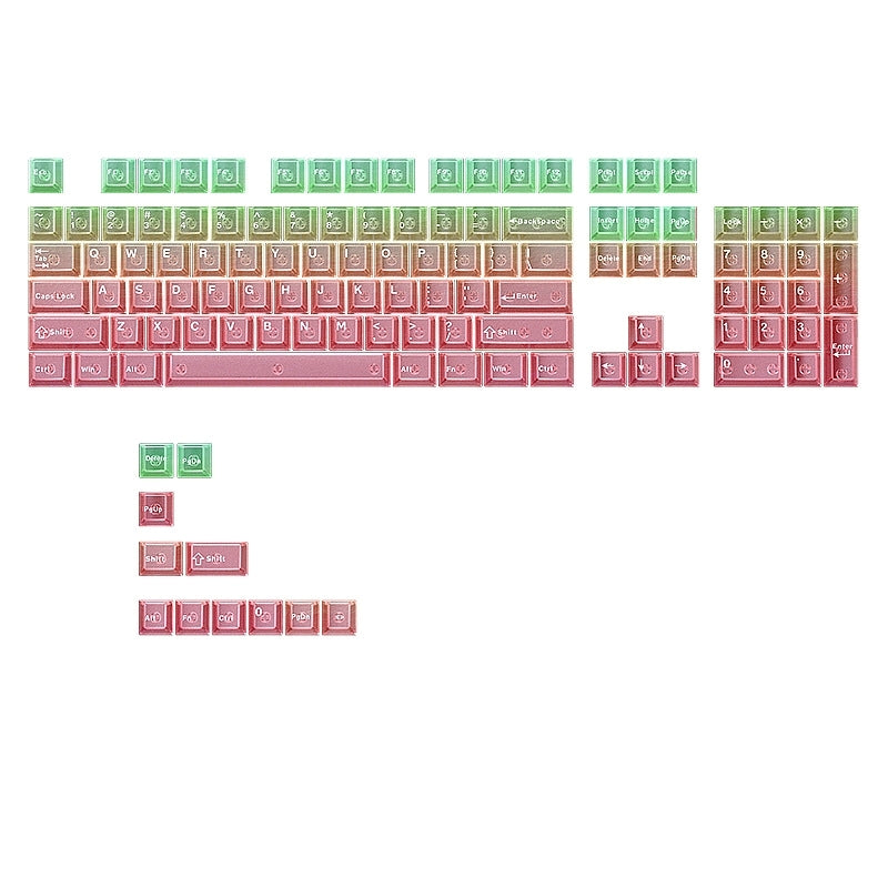 Tropical Dream Matte Translucent Cherry Keycaps