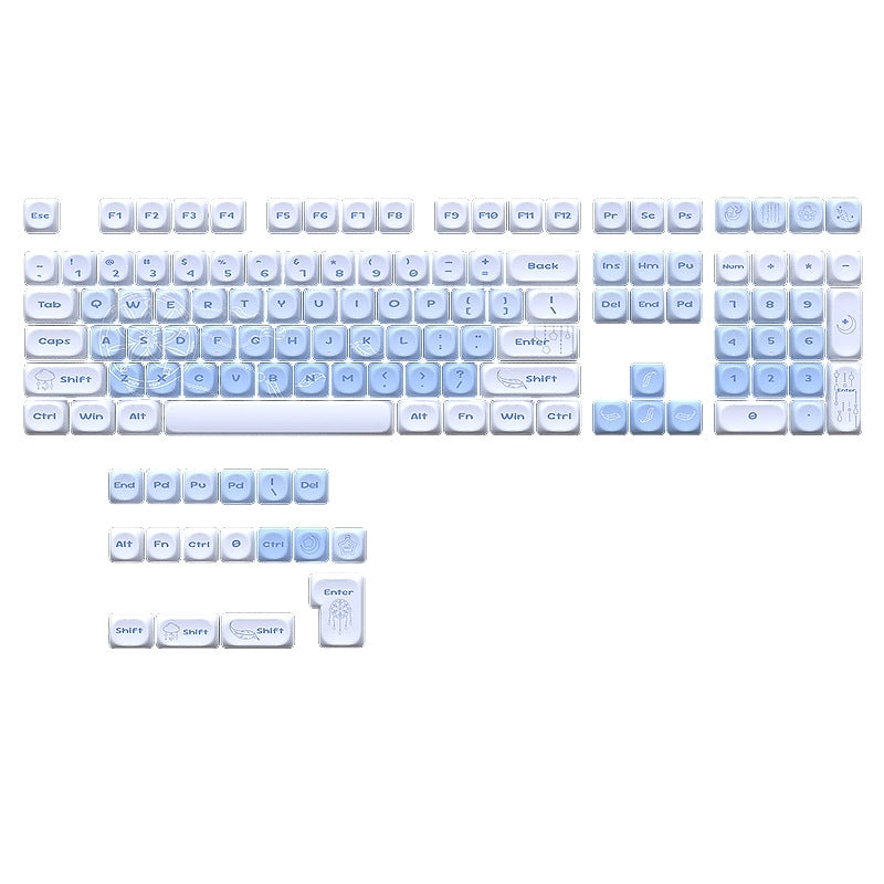 Stardust Drift MOA Keycaps