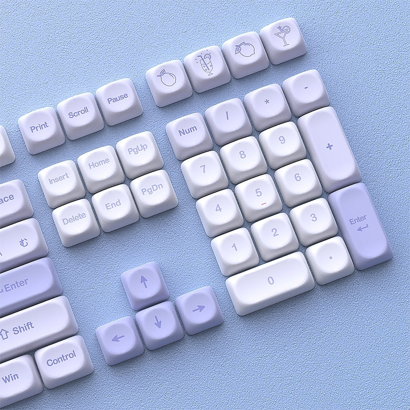 Lunar Lavender Japanese MOA Keycaps