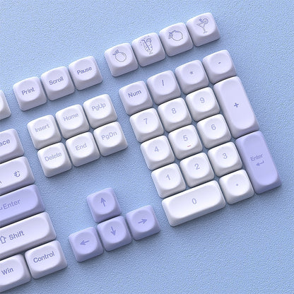 Lunar Lavender Japanese MOA Keycaps