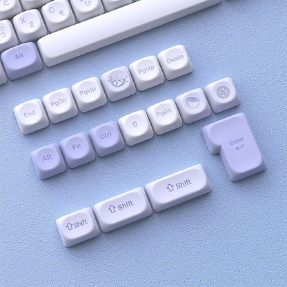 Lunar Lavender Japanese MOA Keycaps