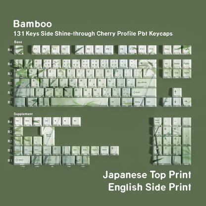 Bamboo Cherry Dual Legends Backlit Keycaps
