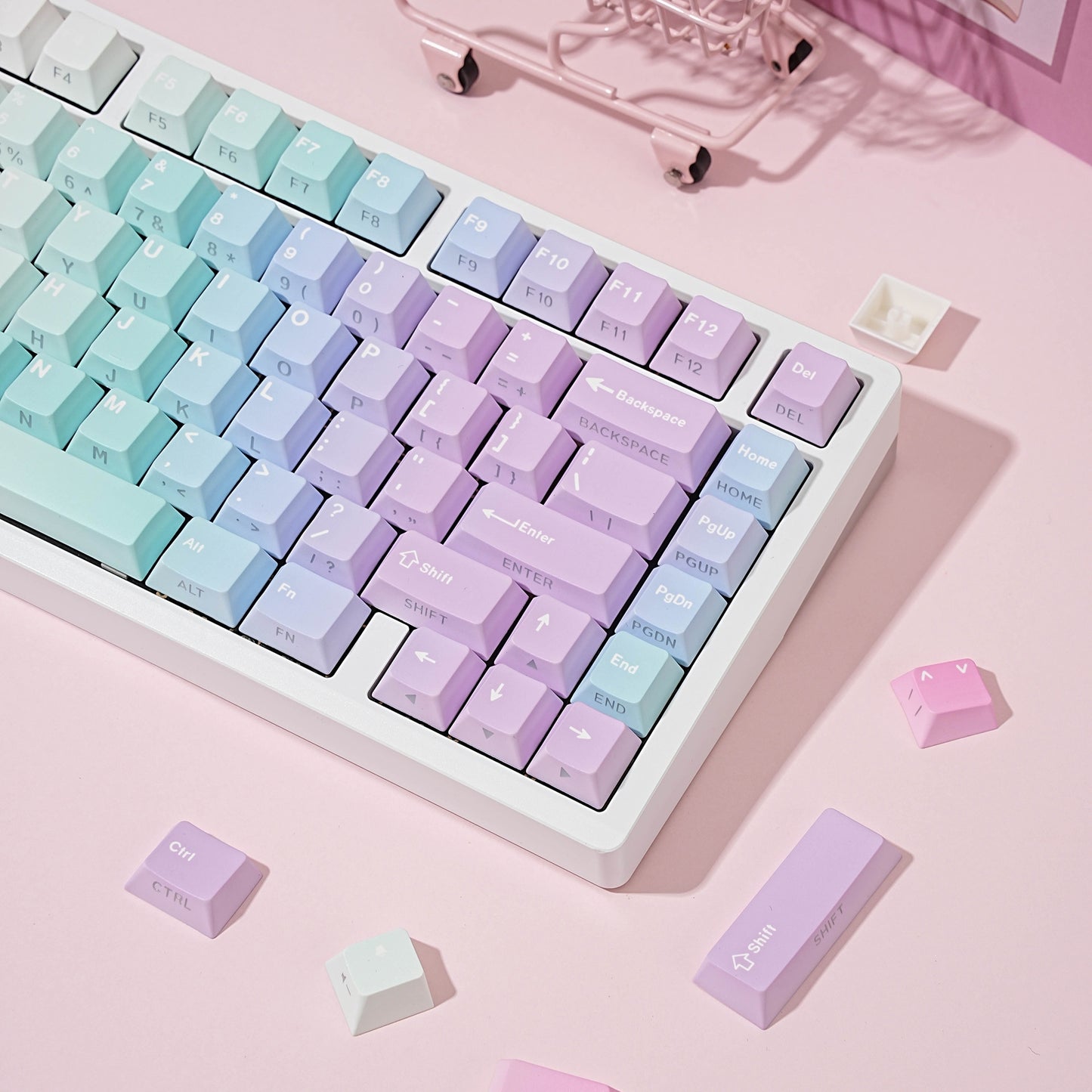 Aurora Y2K Cherry  Dual Legends Backlit Keycaps