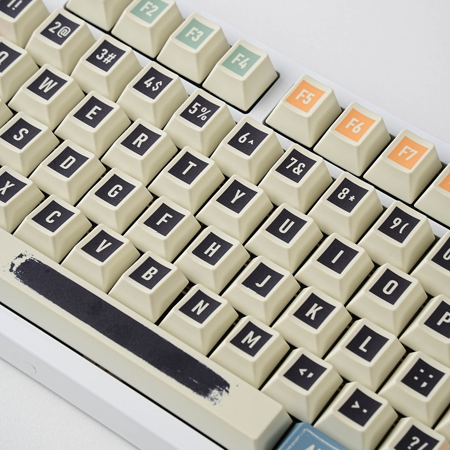 Retro R1 Cherry 1.7mm Thick  PBT Keycaps