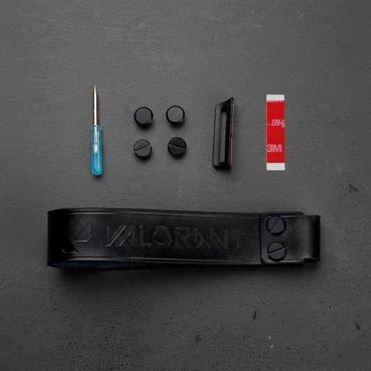 Leather Valorant Wooting Style Ribbon Straps Kit For Keyboard