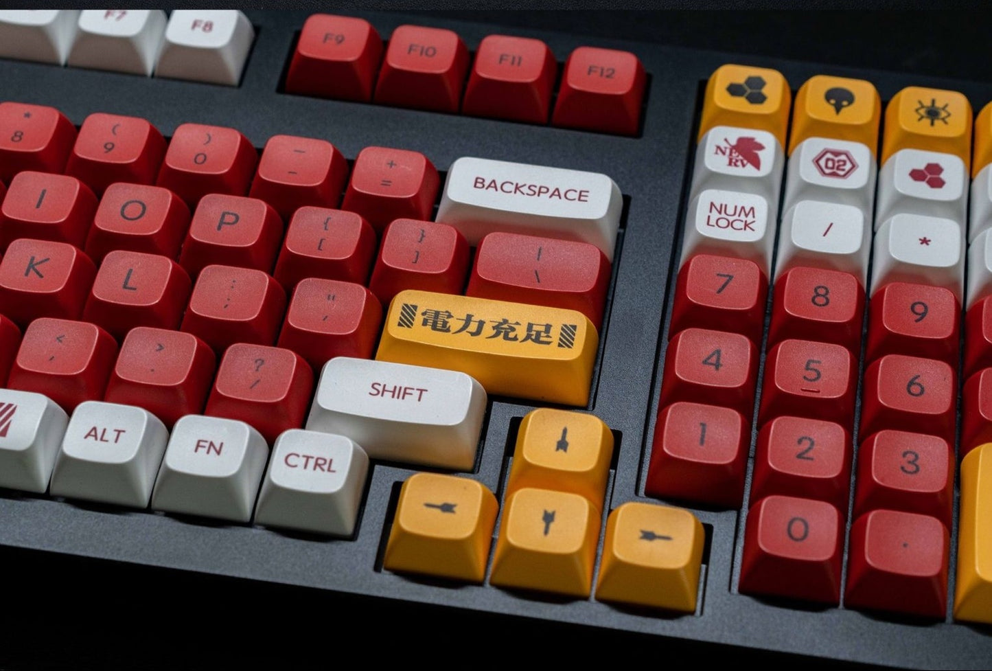 Evangelion 02 XDA PBT KEYCAPS