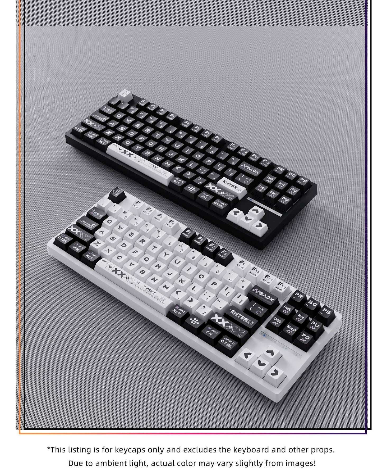 Counter Strike Printstream Decal Collection Cherry PBT Keycaps