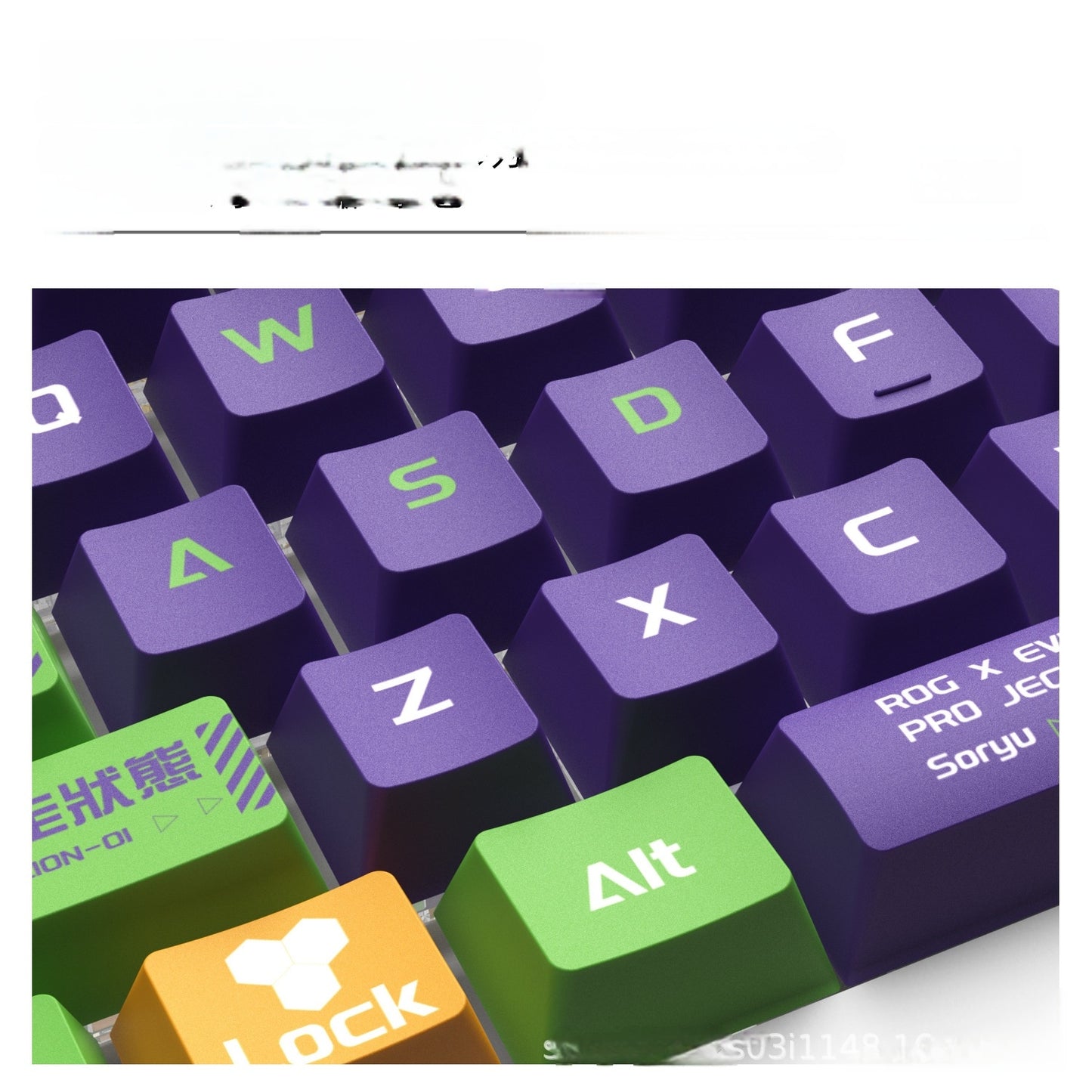 Unit 01 Theme Cherry PBT Keycaps