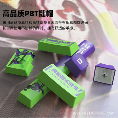 Unit 01 Theme Cherry PBT Keycaps