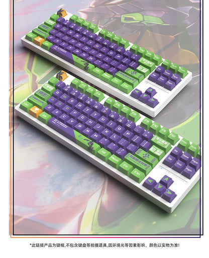 Unit 01 Theme Cherry PBT Keycaps