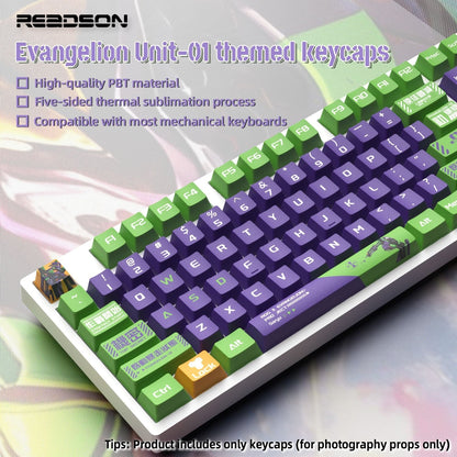 Unit 01 Theme Cherry PBT Keycaps