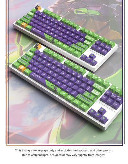 Unit 01 Theme Cherry PBT Keycaps