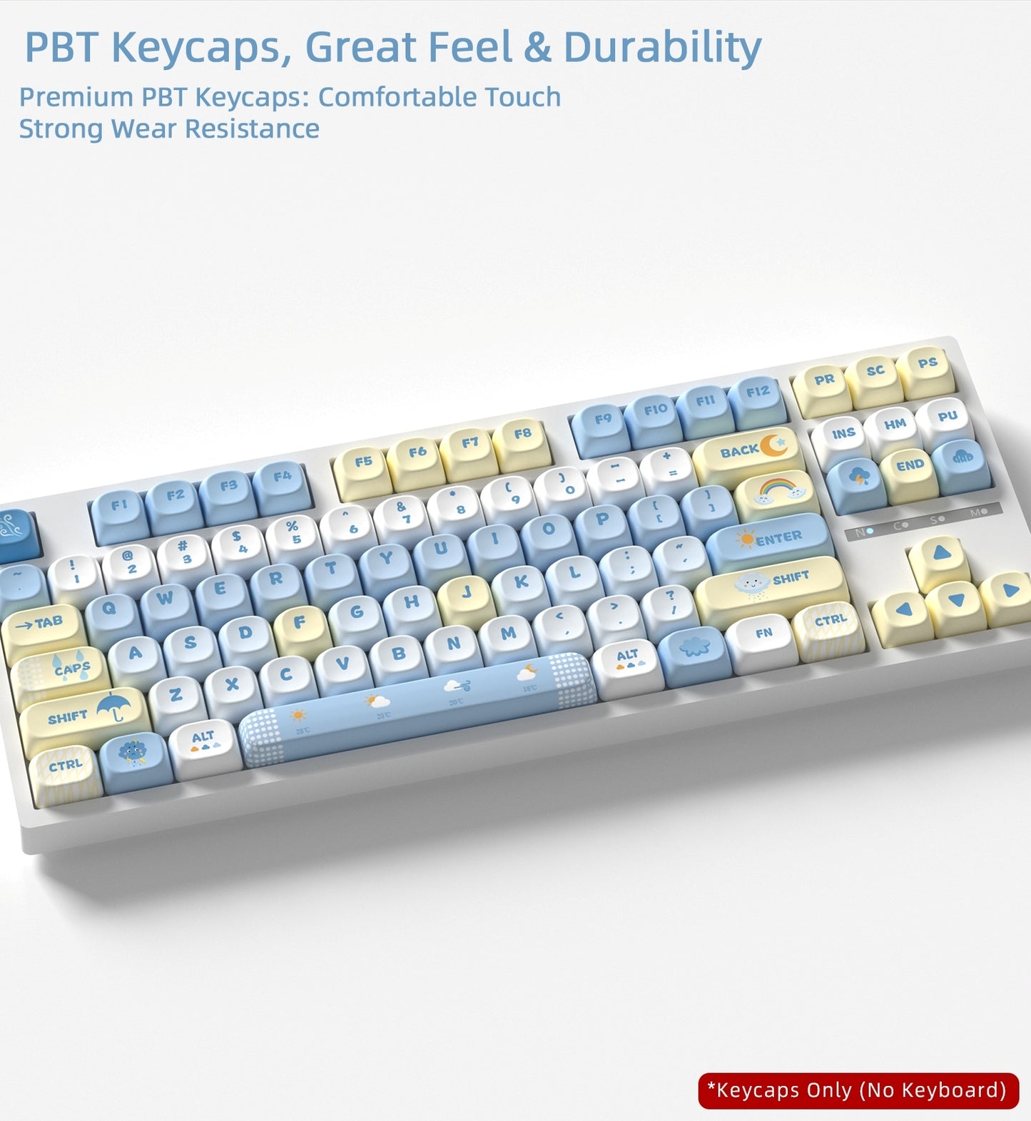 Weather Forcast MOA PBT Keycaps