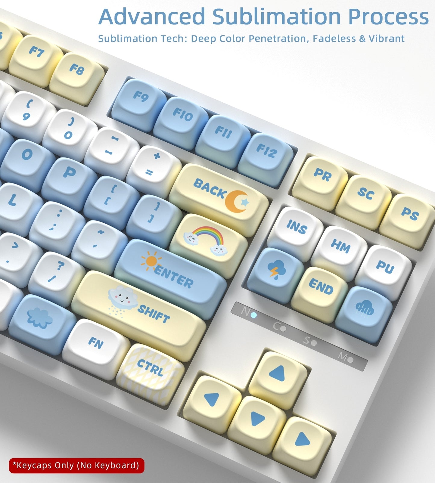 Weather Forcast MOA PBT Keycaps
