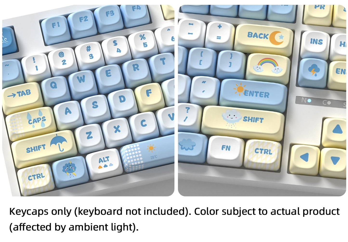 Weather Forcast MOA PBT Keycaps