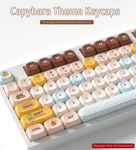 Capybara MOA PBT Keycaps