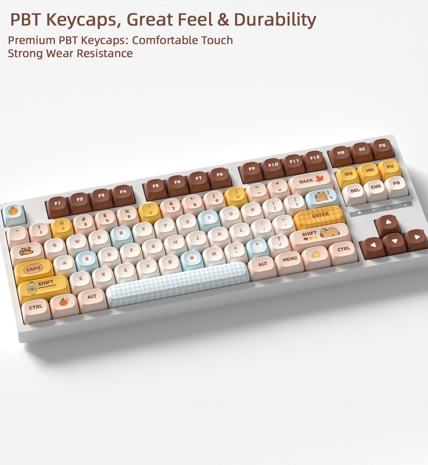 Capybara MOA PBT Keycaps