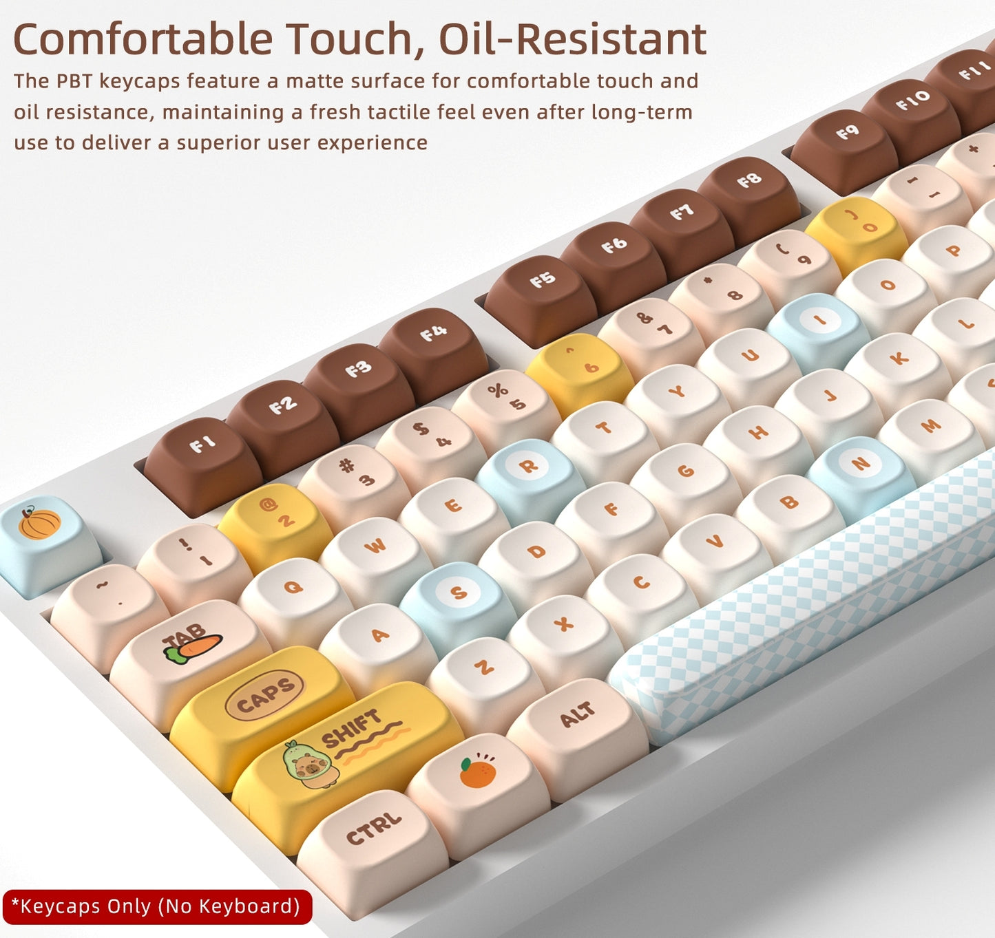Capybara MOA PBT Keycaps