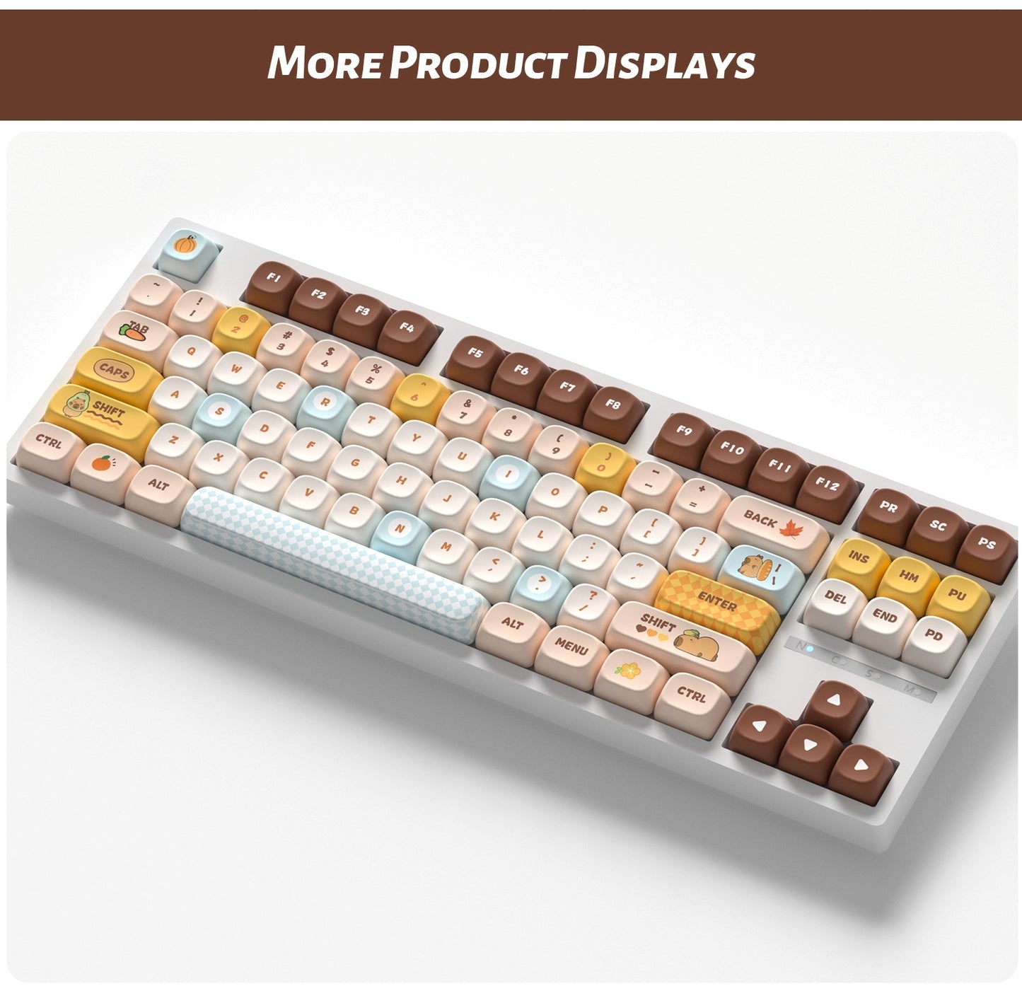 Capybara MOA PBT Keycaps