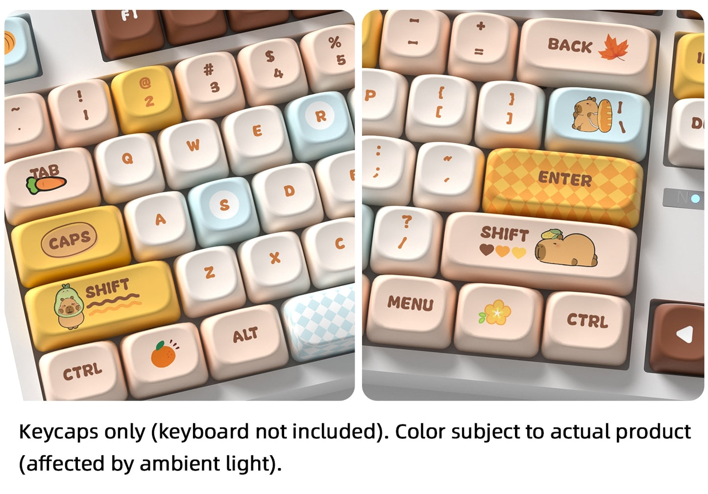 Capybara MOA PBT Keycaps