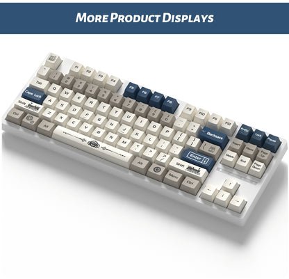 Blue Switch Steampunk Cherry PBT Keycaps